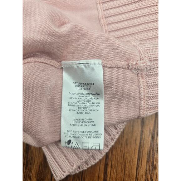 Kut Fron The Kloth Dusty Pink Waterfall Cardigan - Picture 5 of 5